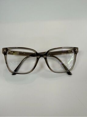 Jimmy Choo Women's Square Demo Eyeglasses JC3038D Transparent, Brown